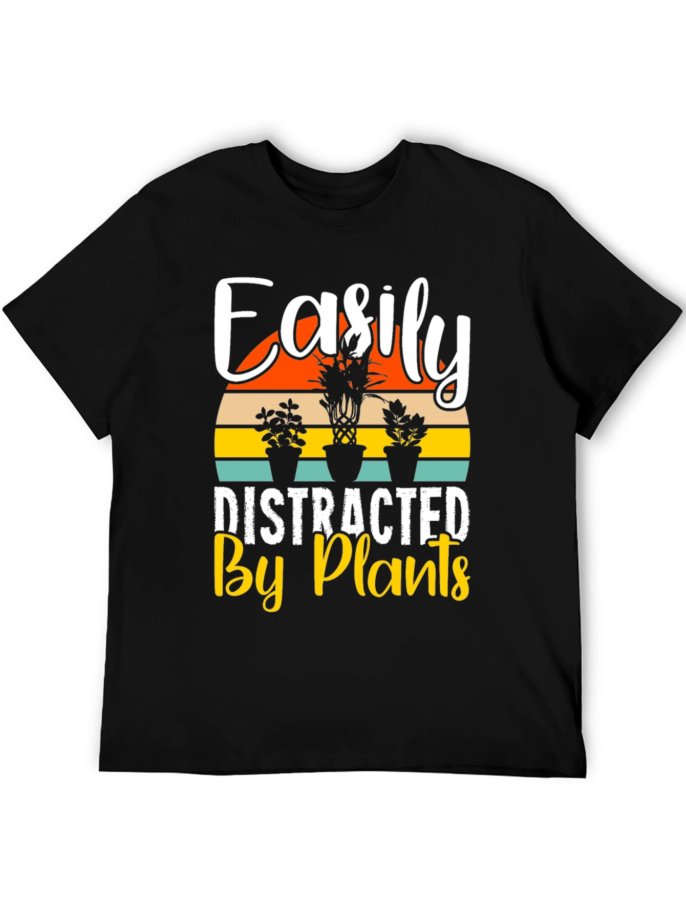 Easily Distracted By Plants Graphic T-Shirt