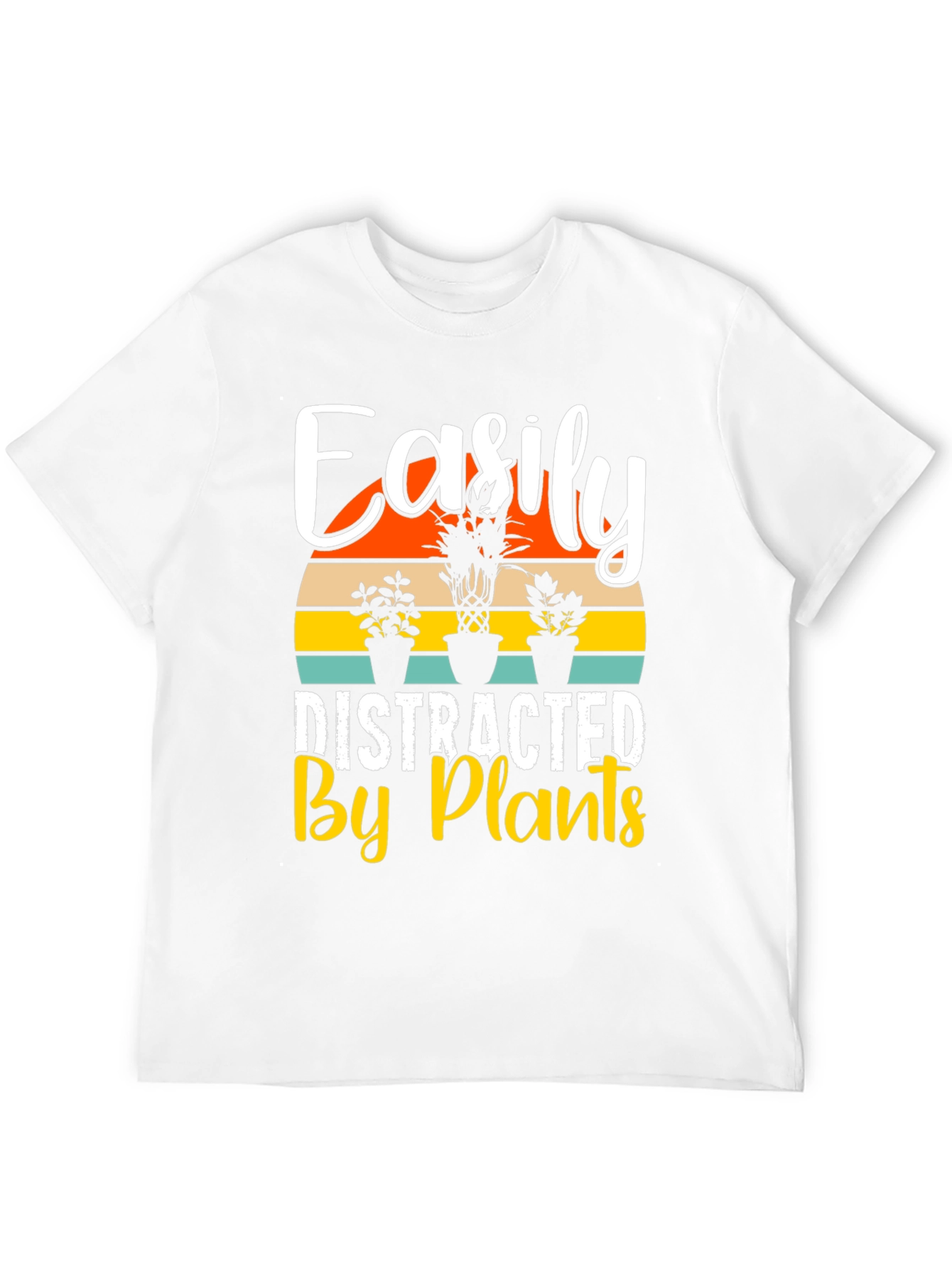 Easily Distracted By Plants Graphic T-Shirt