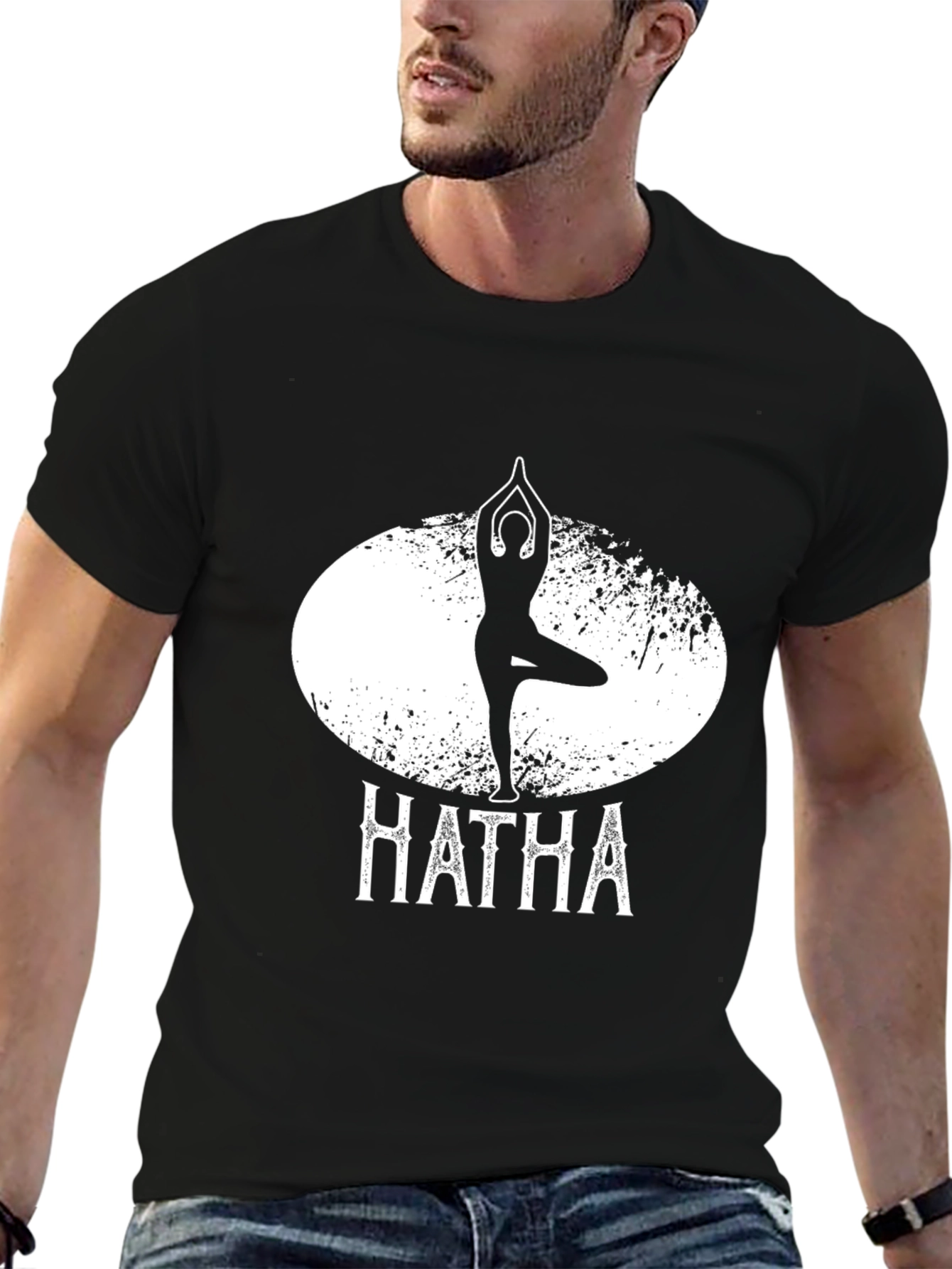 Hatha Yoga Pose Graphic T-Shirt