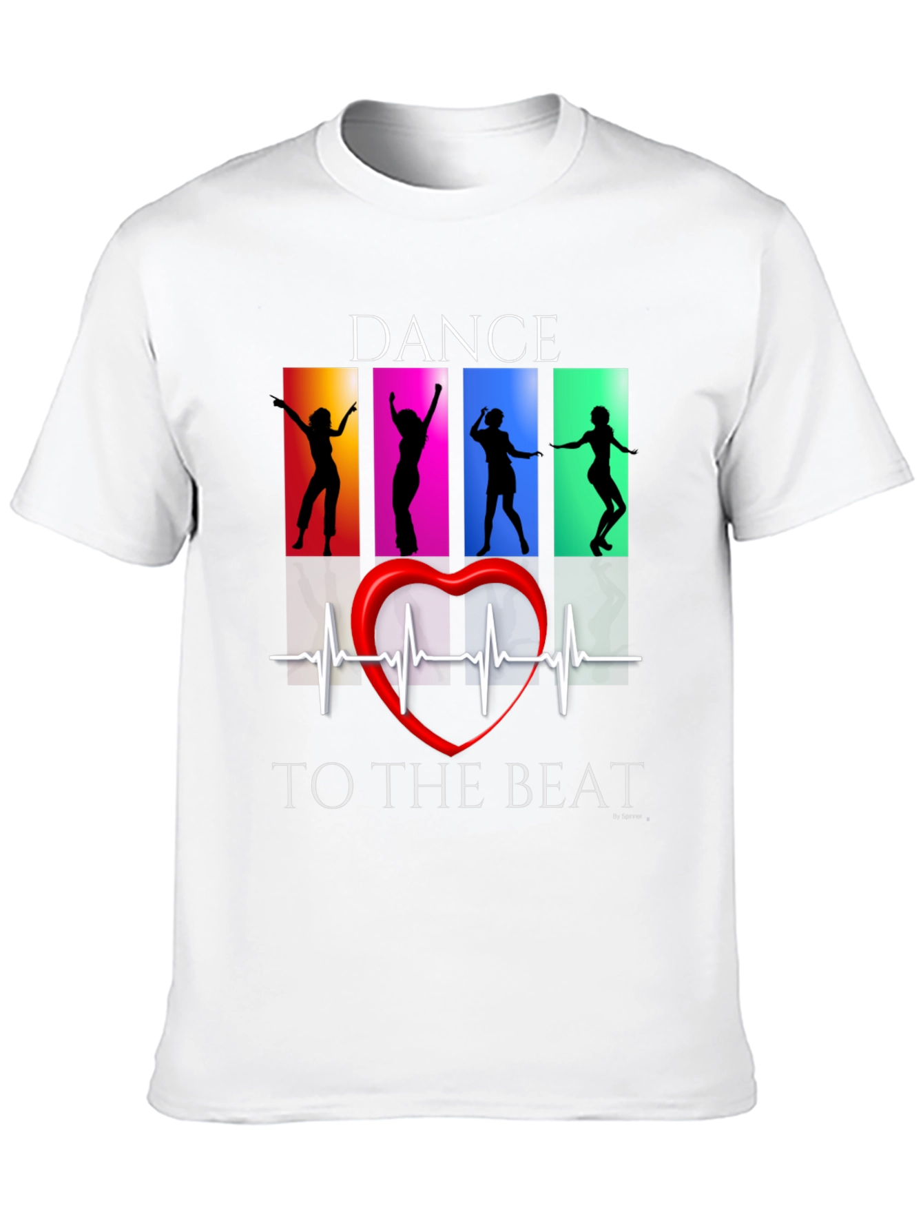 Dance to the Beat Black Graphic Tee