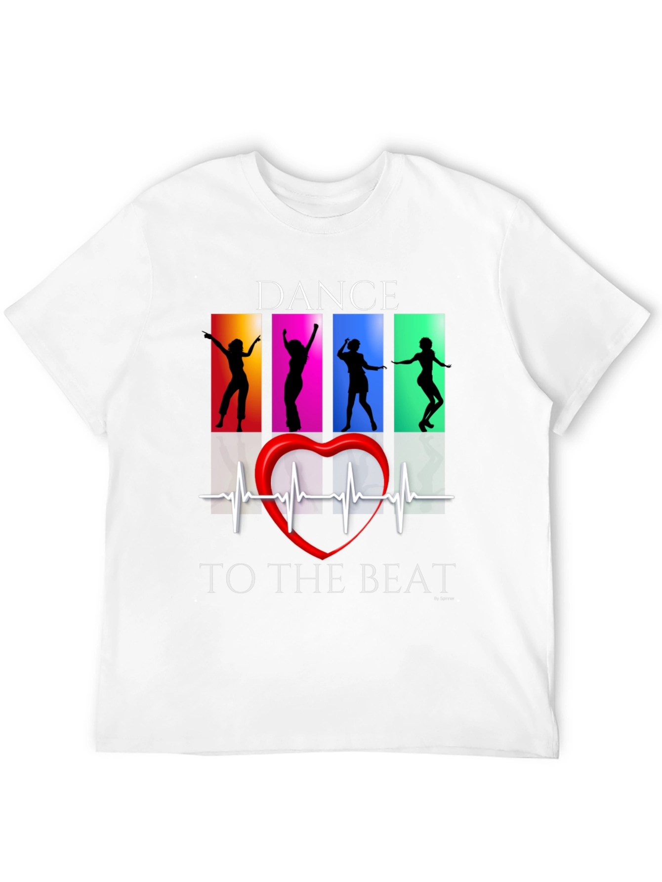 Dance to the Beat Black Graphic Tee