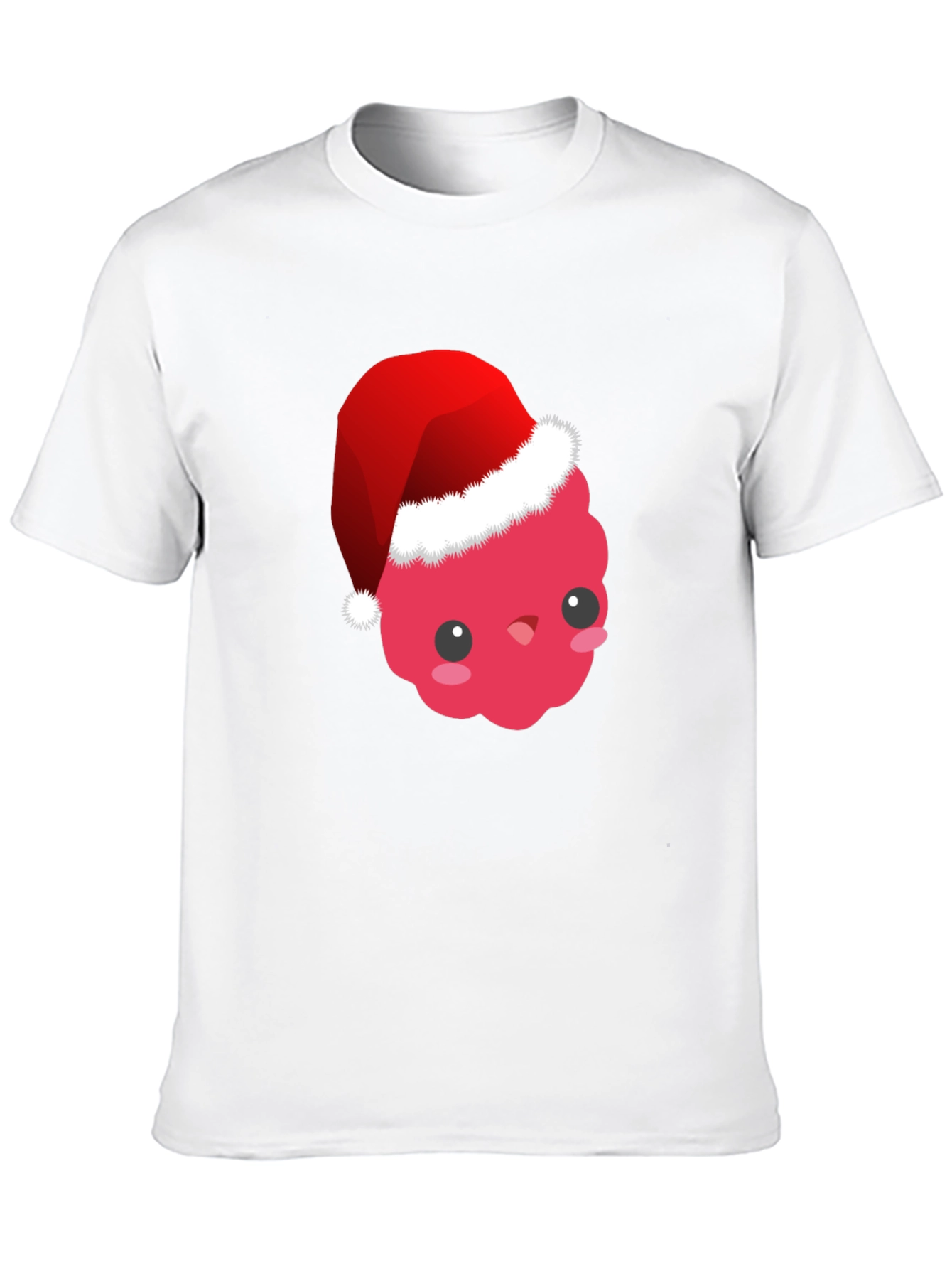 Cute Raspberry Santa Hat T-Shirt