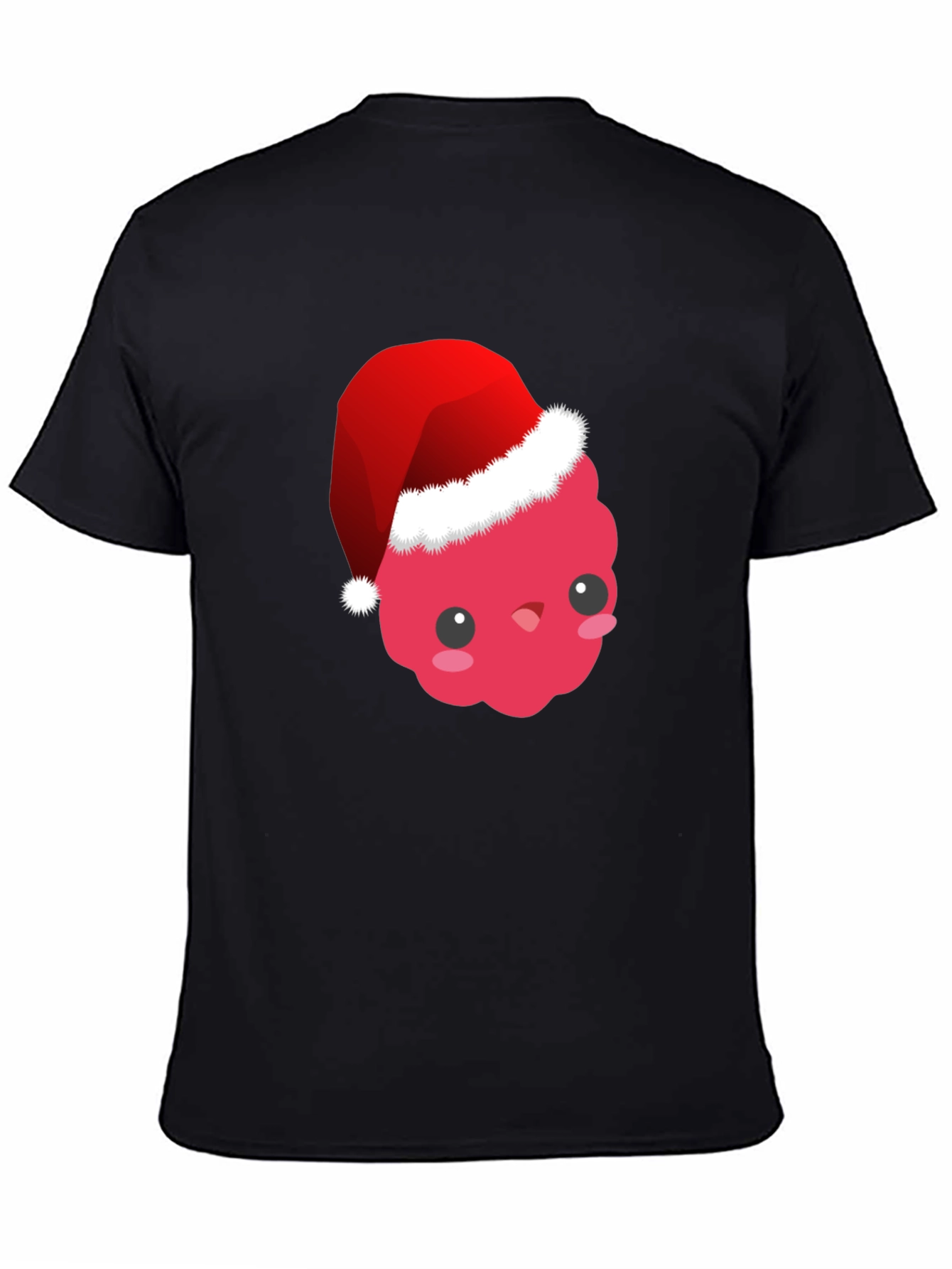 Cute Raspberry Santa Hat T-Shirt