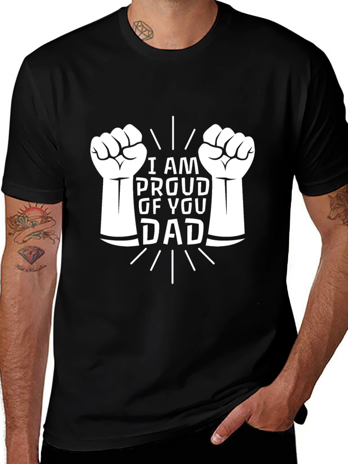 Proud Dad Graphic T-Shirt