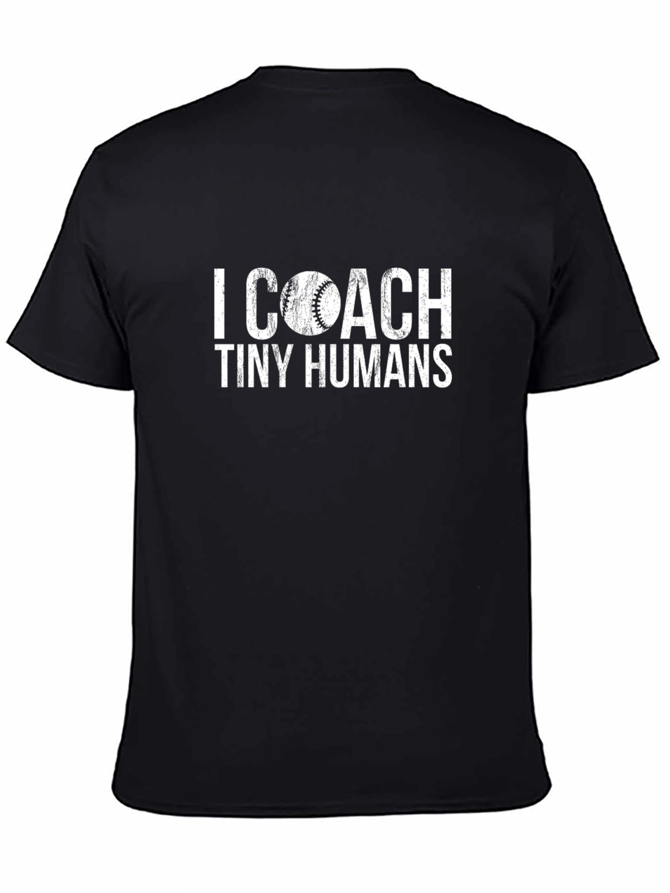 I Coach Tiny Humans Baseball T-Shirt