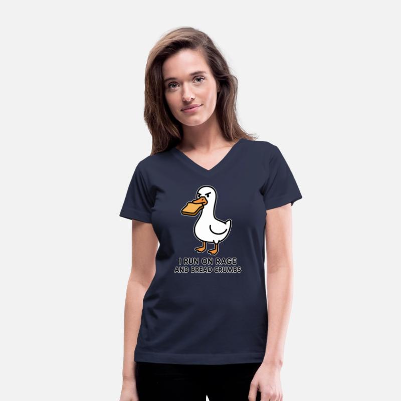 Rage and Bread Crumbs Angry Goose Meme Art