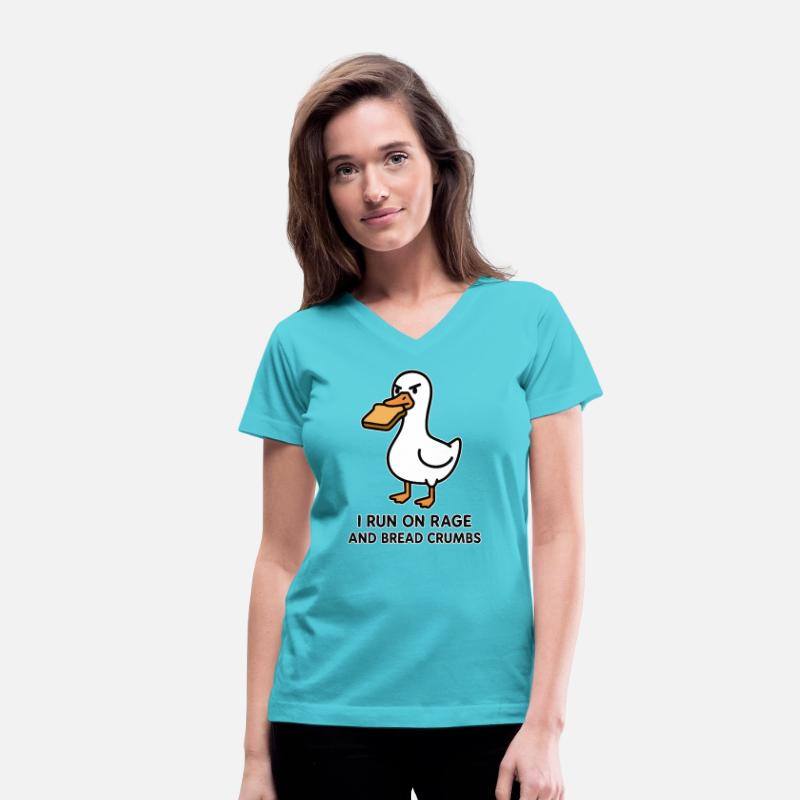 Rage and Bread Crumbs Angry Goose Meme Art