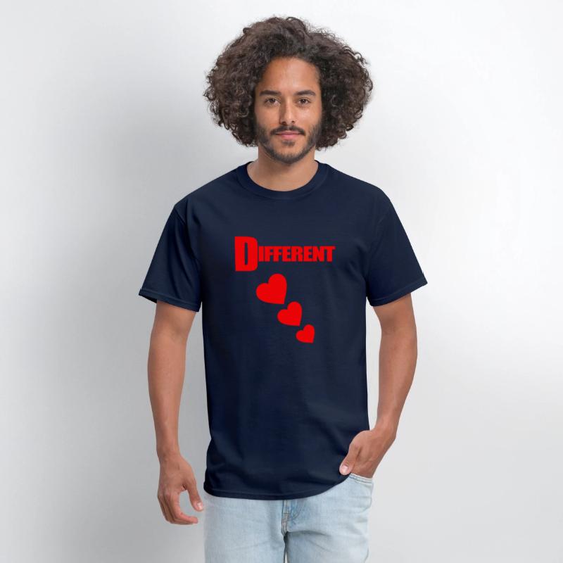 Red Different Hearts