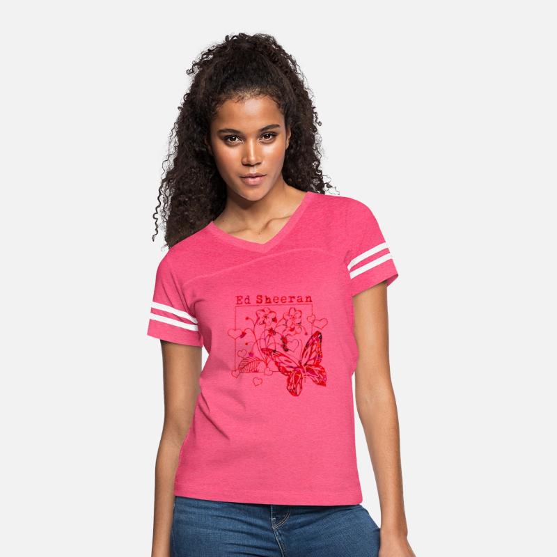 Red Wild Hearts And Butterflies