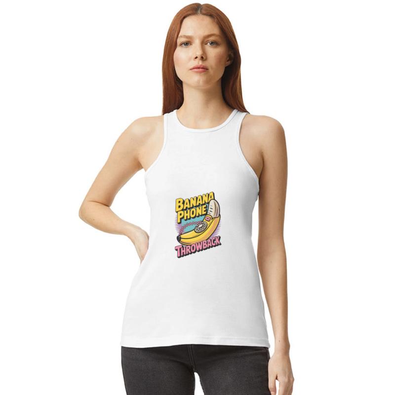 Retro Banana Phone Throwback Tee