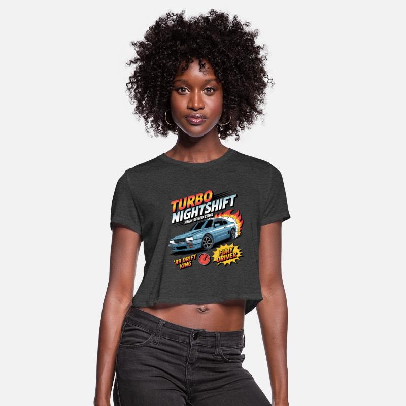 Retro Drift Car Flames - Turbo Street Racing