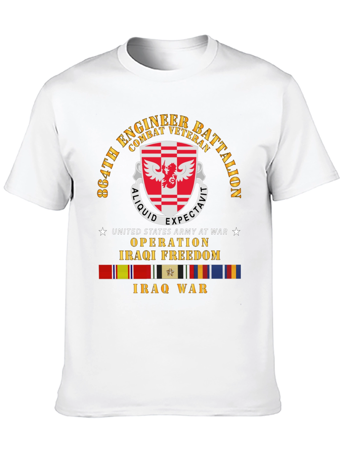 864th Engineer Battalion Combat Veteran T-Shirt