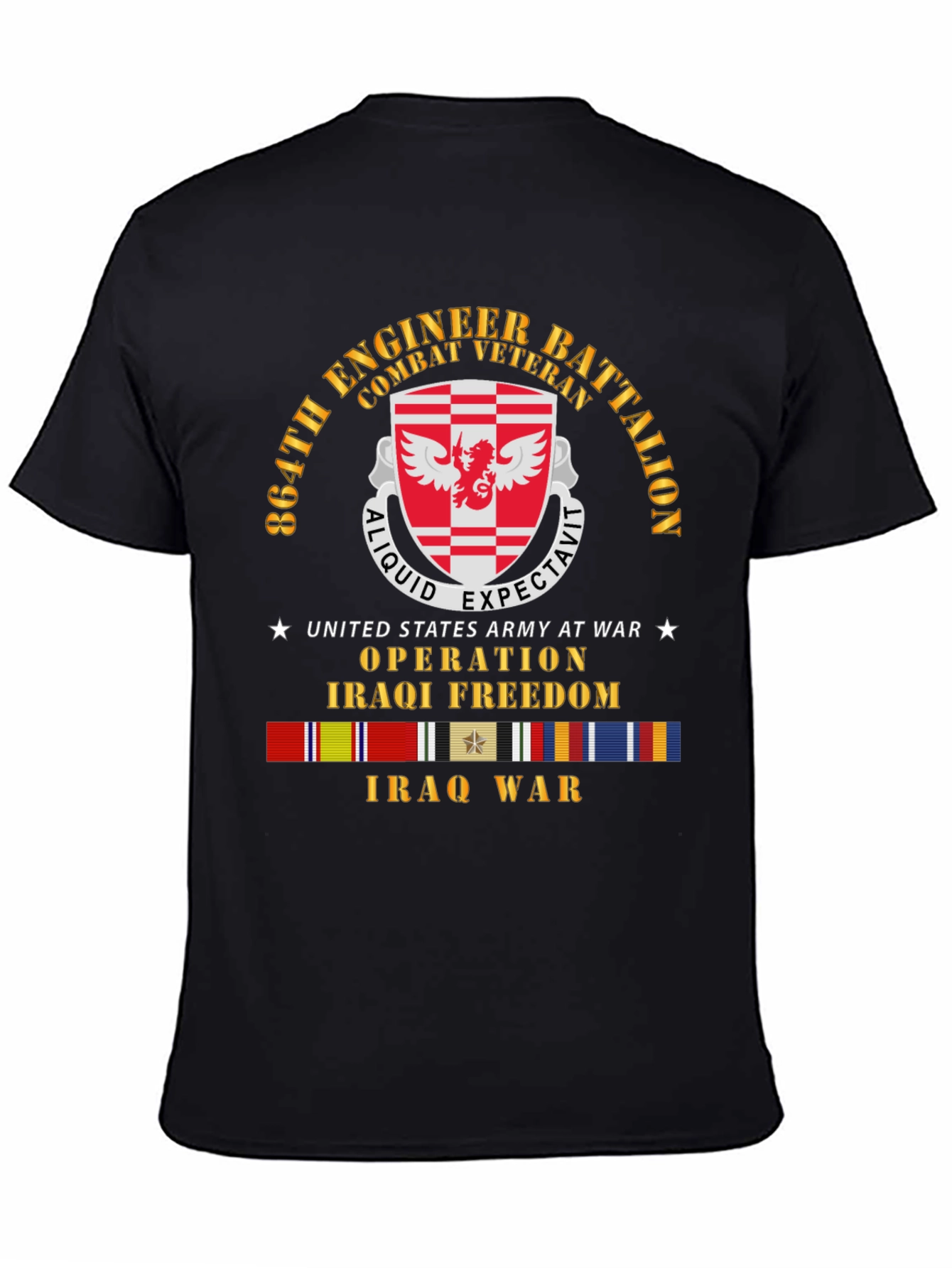 864th Engineer Battalion Combat Veteran T-Shirt