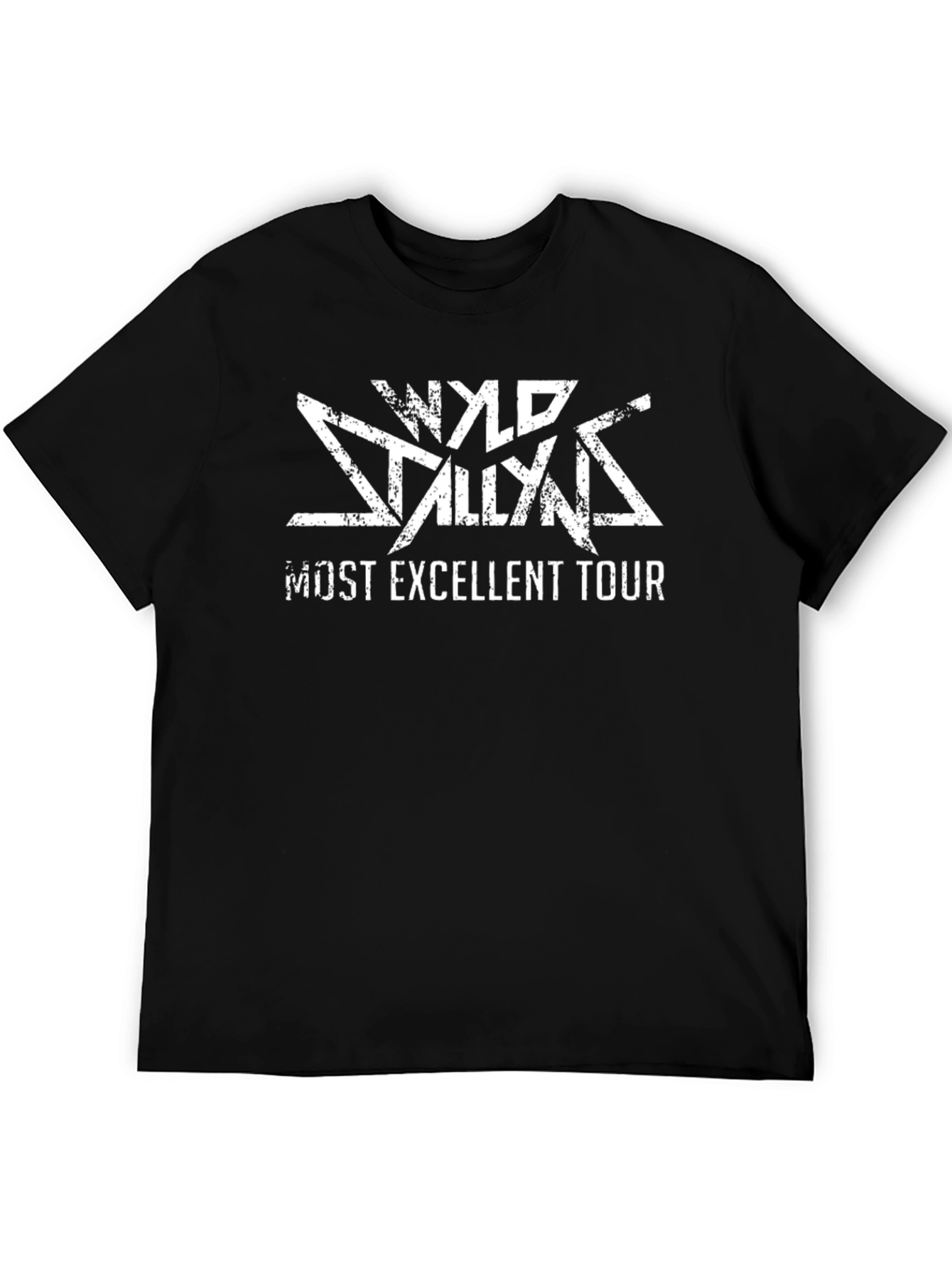 Wyld Stallyns Most Excellent Tour Black T-Shirt