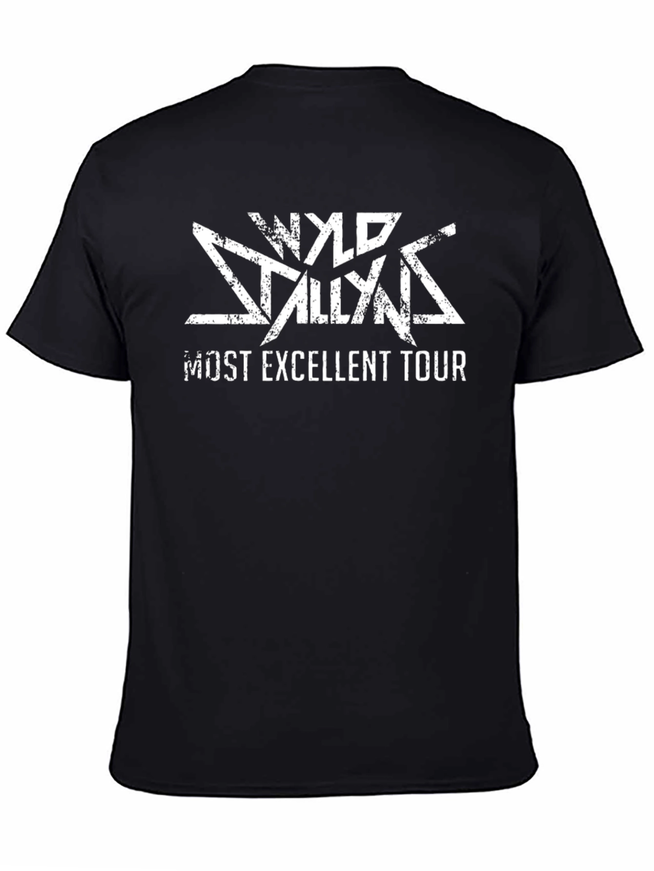 Wyld Stallyns Most Excellent Tour Black T-Shirt
