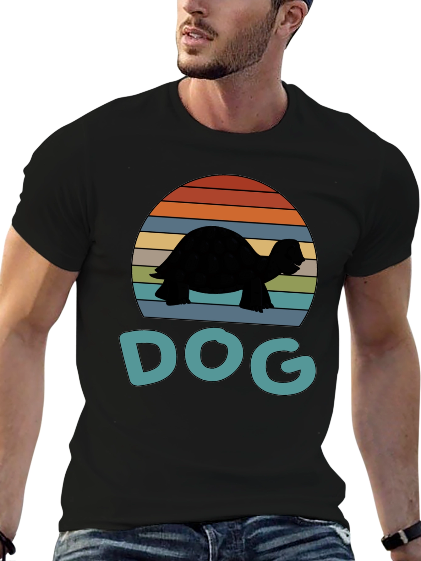 Funny Turtle Dog T-Shirt - Unisex Graphic Tee