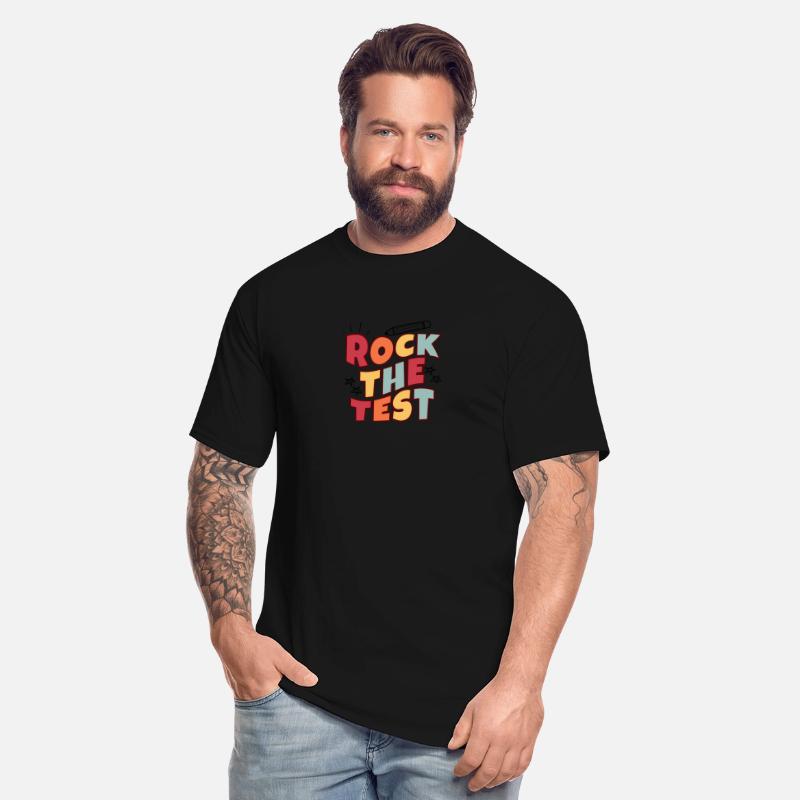 Rock The Test Testing Day Retro Motivational Teach