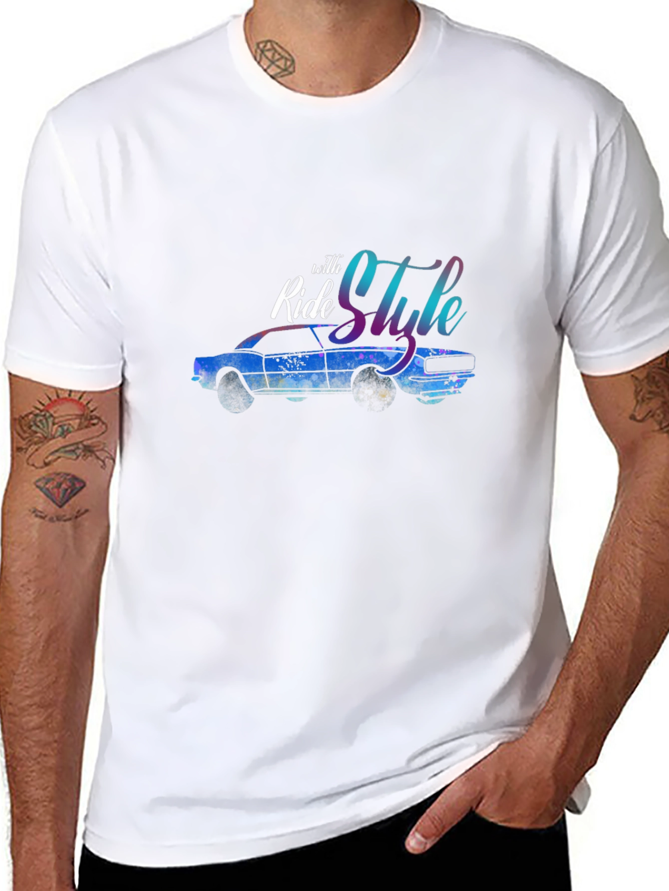 Ride with Style T-Shirt - Classic Car Design
