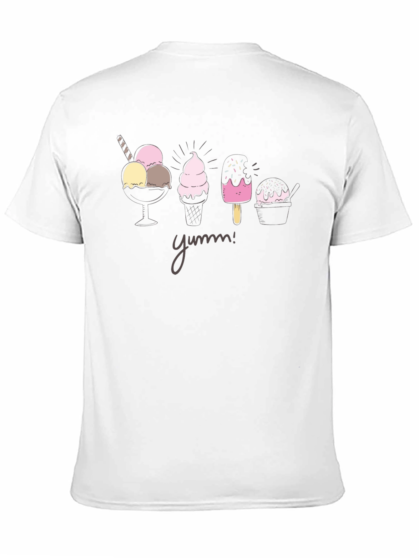 Yumm! Ice Cream Graphic T-Shirt - Black