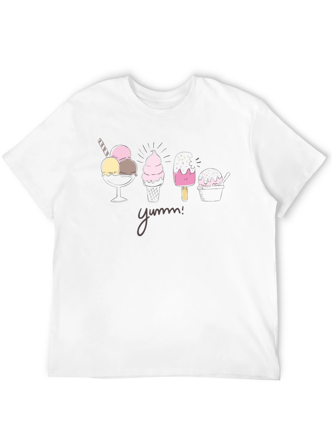 Yumm! Ice Cream Graphic T-Shirt - Black