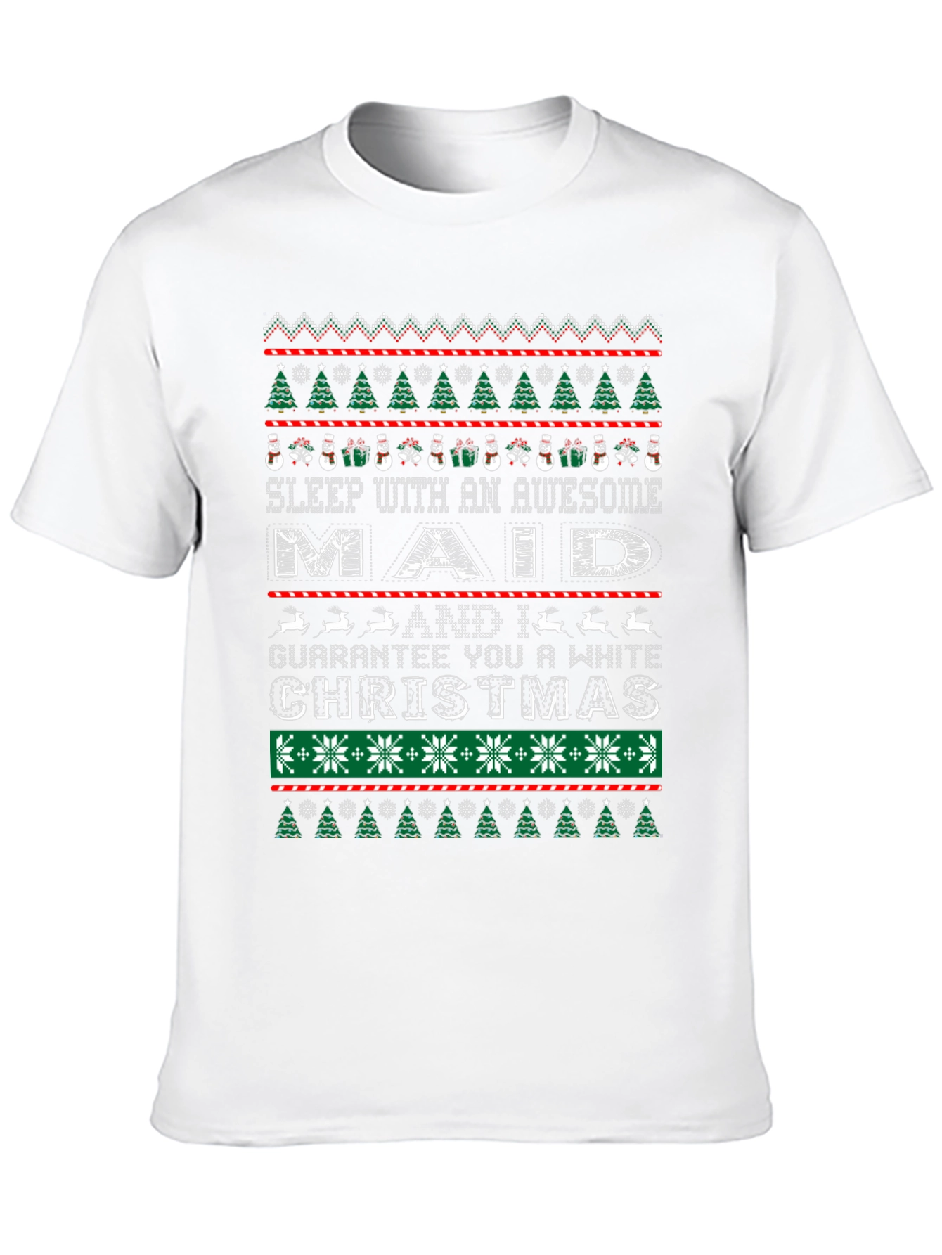 Maid Christmas Ugly Sweater T-Shirt