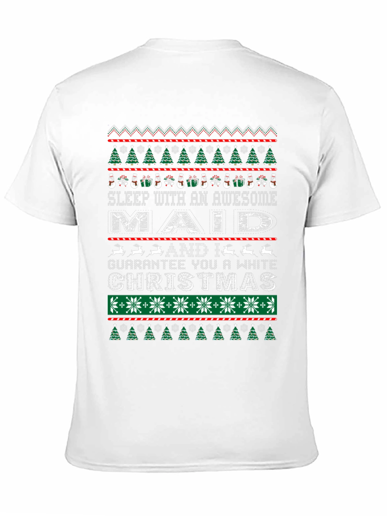 Maid Christmas Ugly Sweater T-Shirt