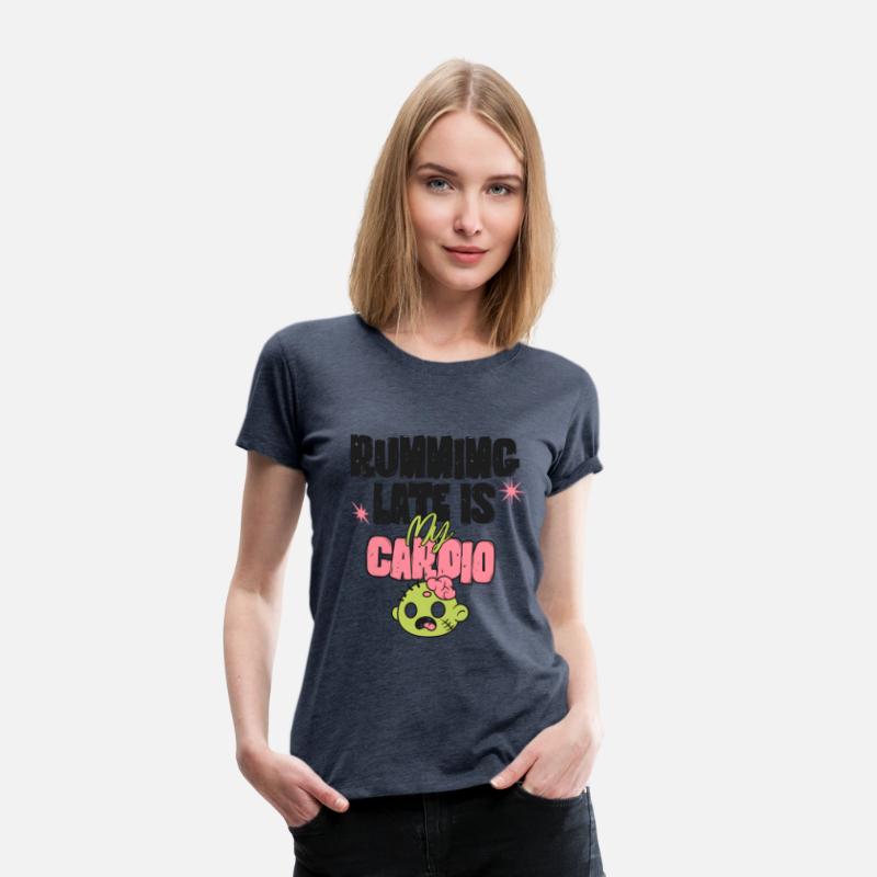 Running Late Is My Cardio | Funny Zombie Shirt