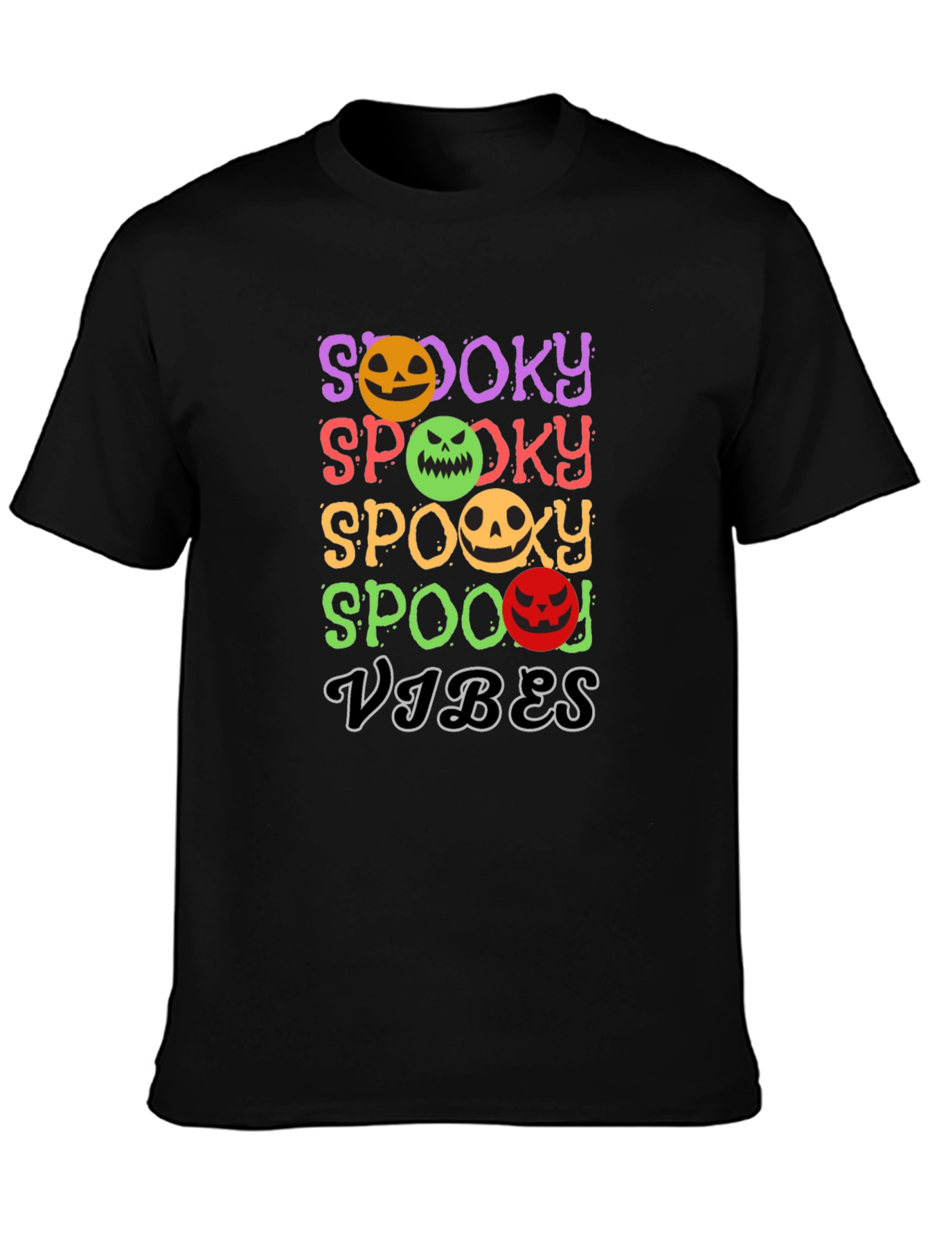 Spooky Vibes Halloween Graphic Tee