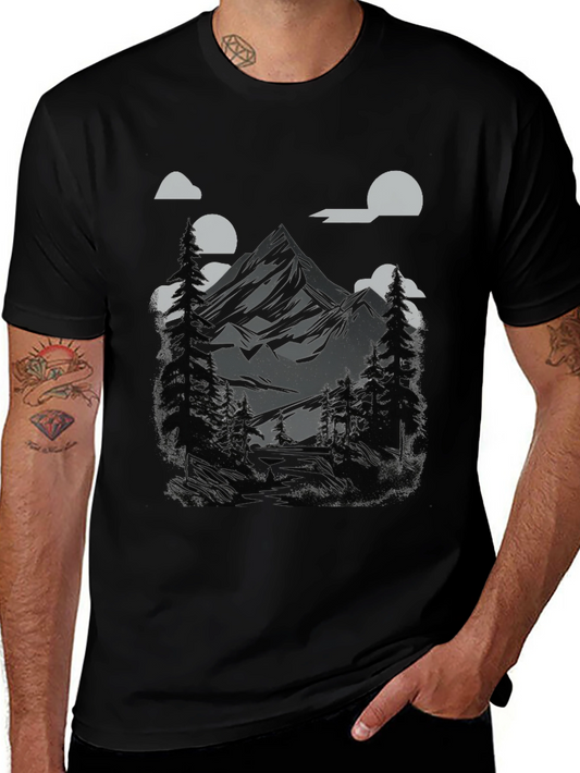 Mountain Landscape Graphic Tee
