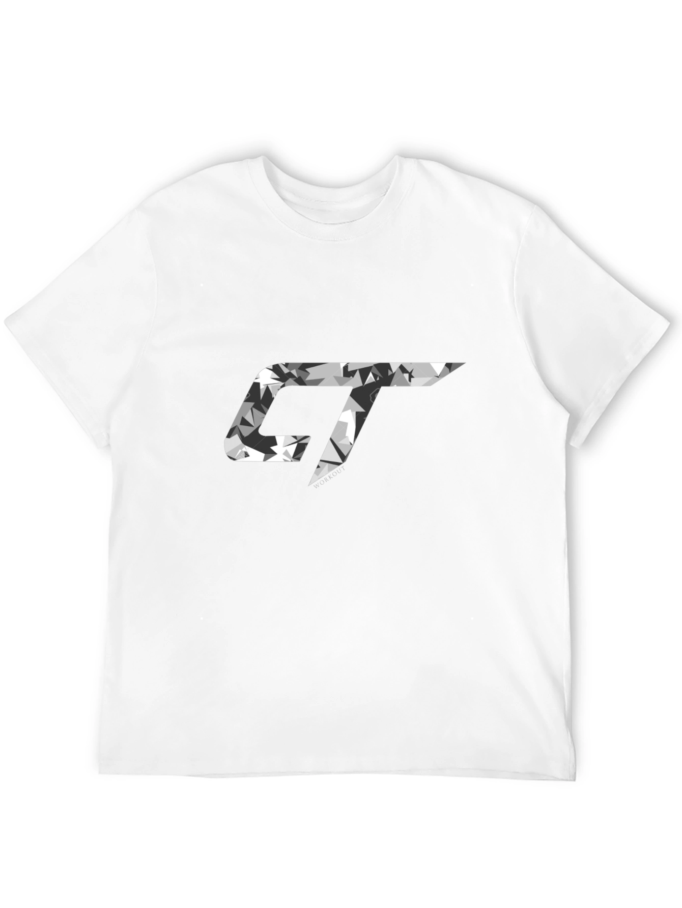 Mens Black GT Camo Logo Graphic T-Shirt