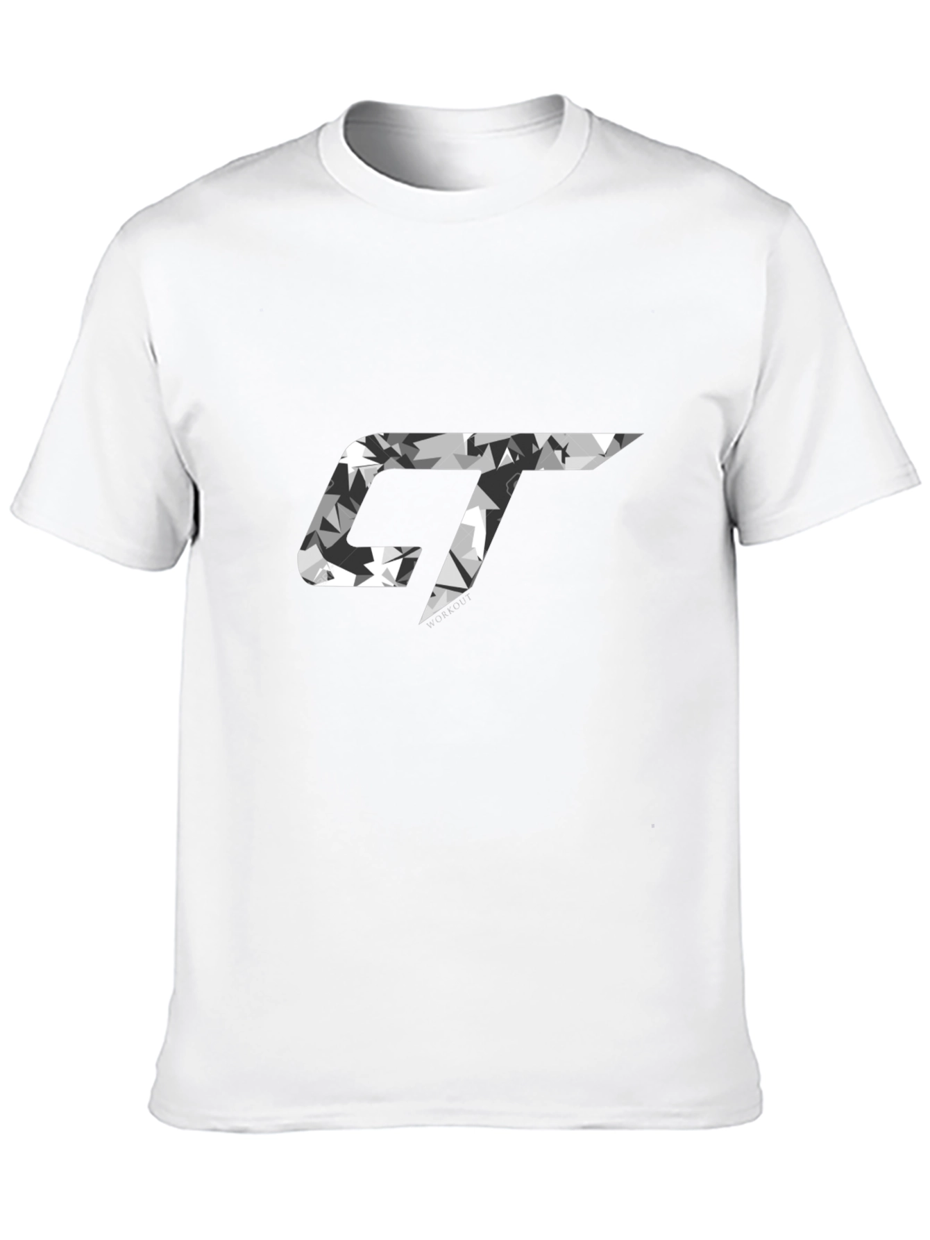 Mens Black GT Camo Logo Graphic T-Shirt