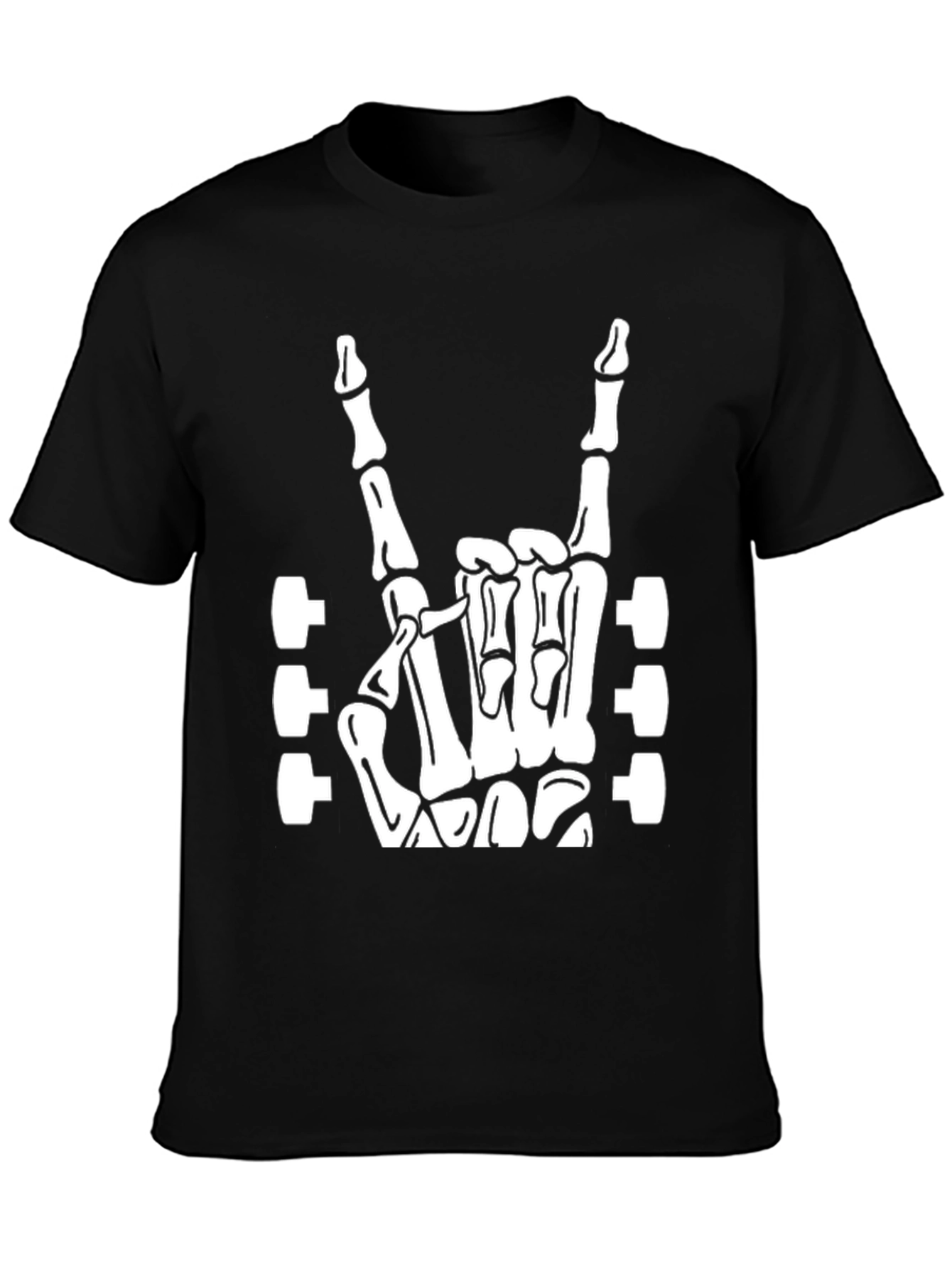 Rock On Skeleton Hand T-Shirt
