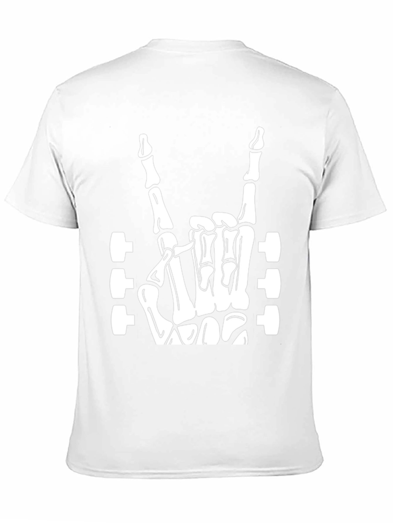 Rock On Skeleton Hand T-Shirt