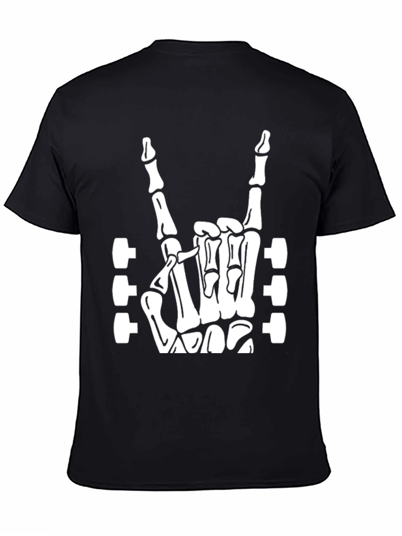 Rock On Skeleton Hand T-Shirt