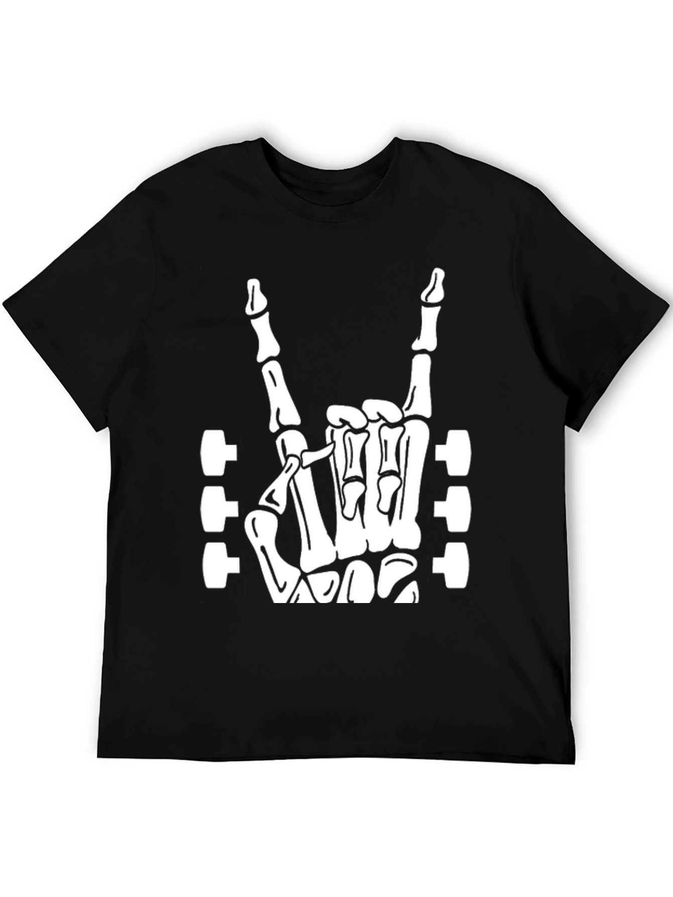 Rock On Skeleton Hand T-Shirt