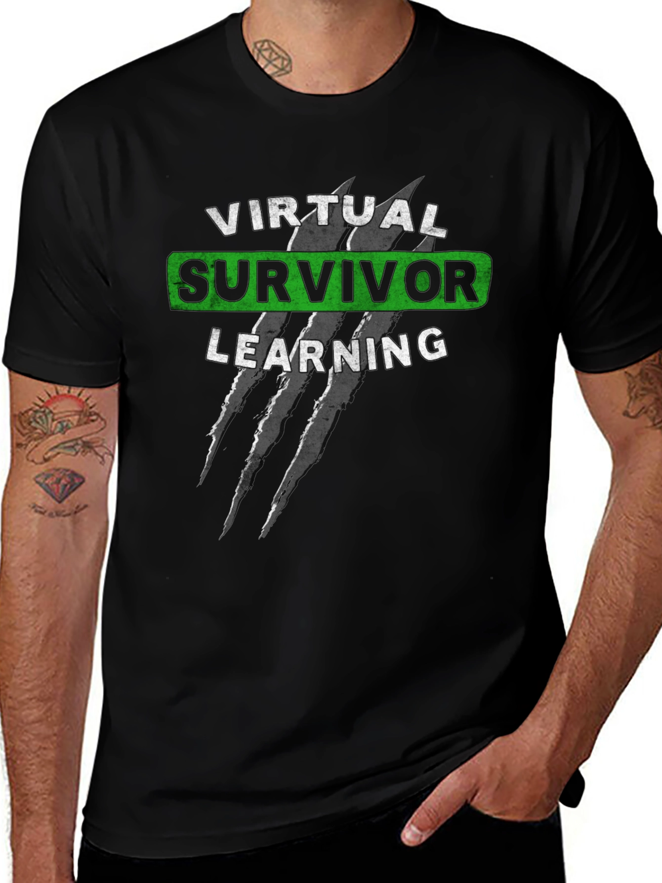 Virtual Survivor Learning Graphic Tee