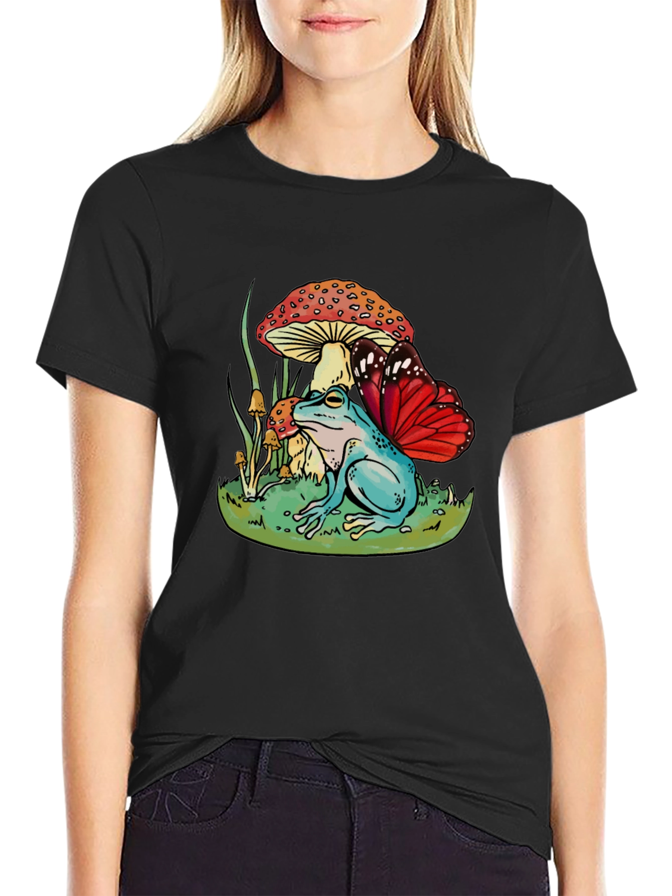 Frog & Mushroom Graphic Tee