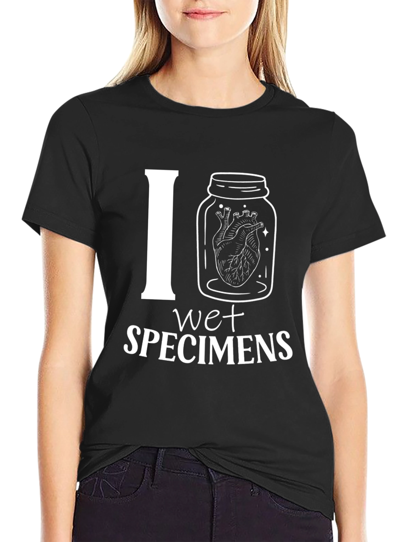 I Heart Wet Specimens T-Shirt - Anatomy Humor