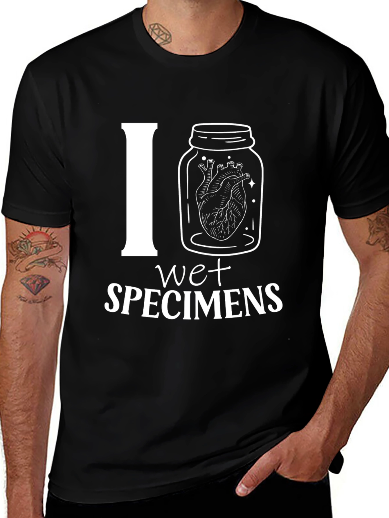 I Heart Wet Specimens T-Shirt - Anatomy Humor