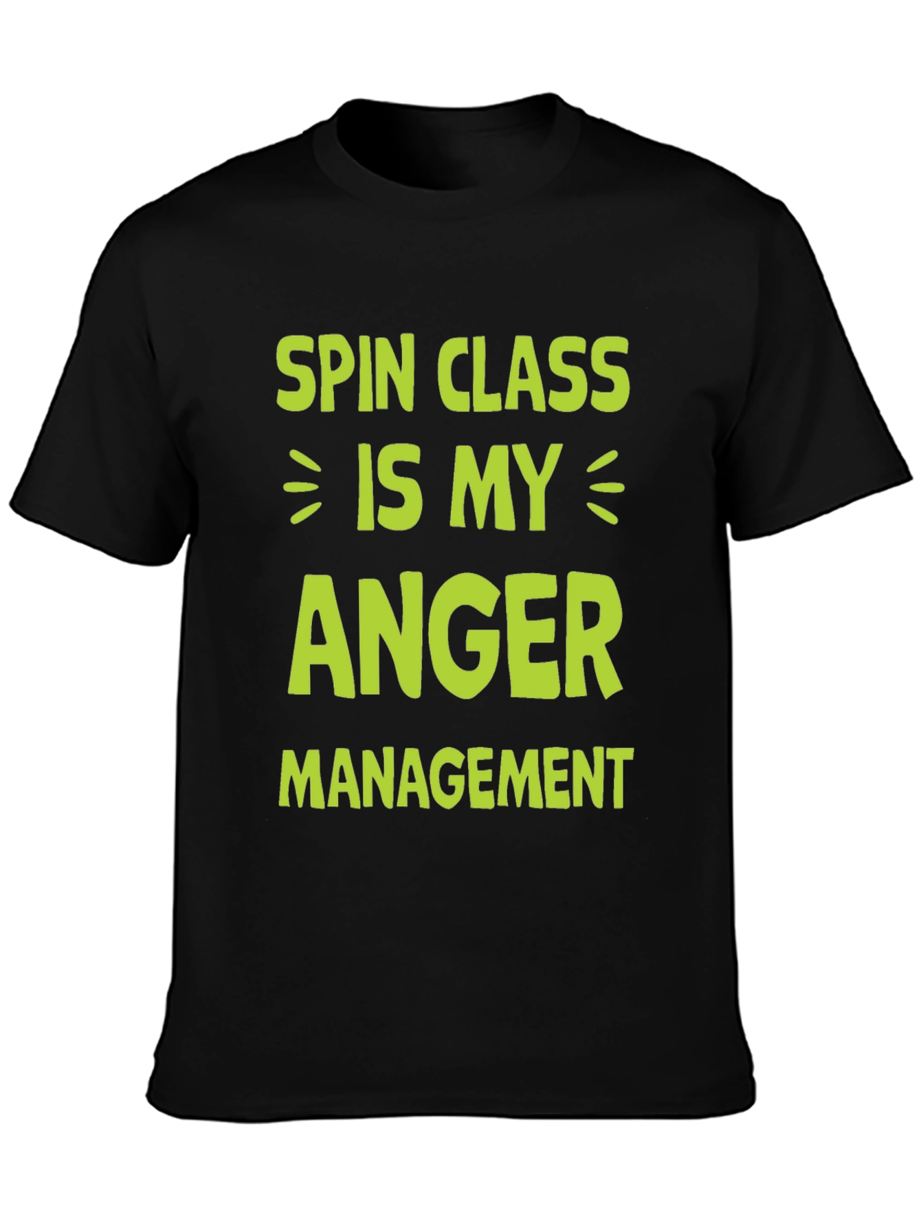 Spin Class Anger Management Graphic Tee