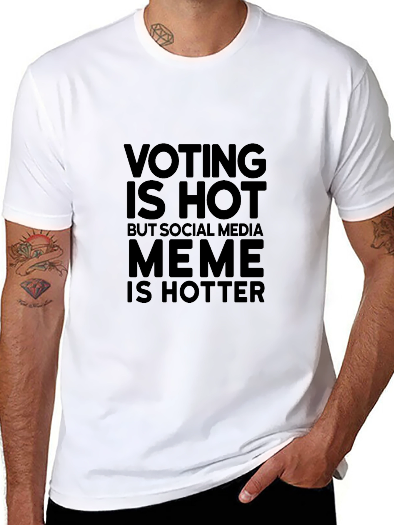Voting is Hot Meme T-Shirt