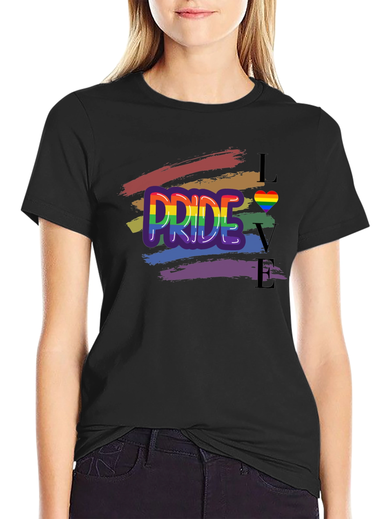 Pride Love Graphic T-Shirt - Unisex LGBTQ+ Apparel