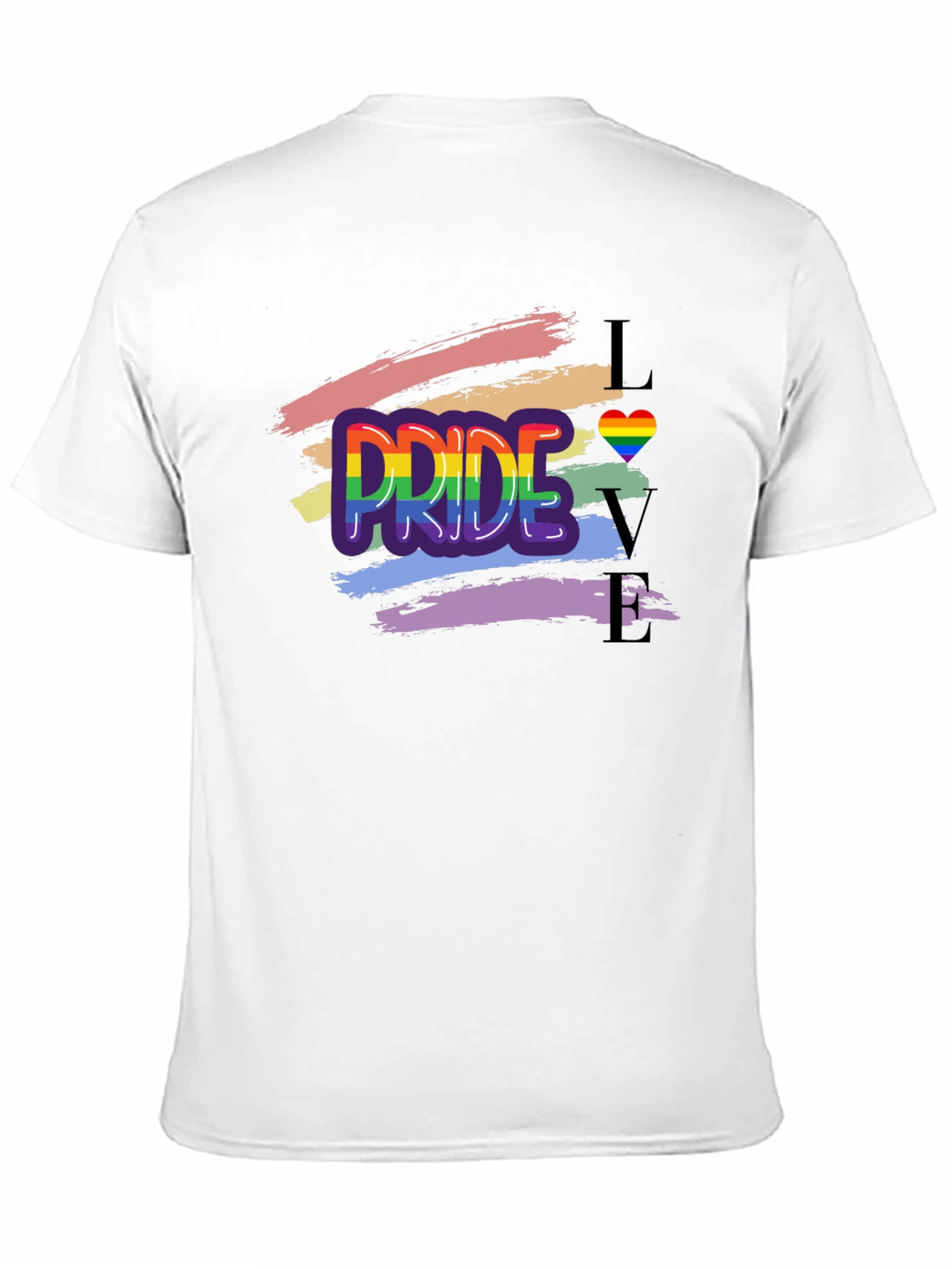 Pride Love Graphic T-Shirt - Unisex LGBTQ+ Apparel