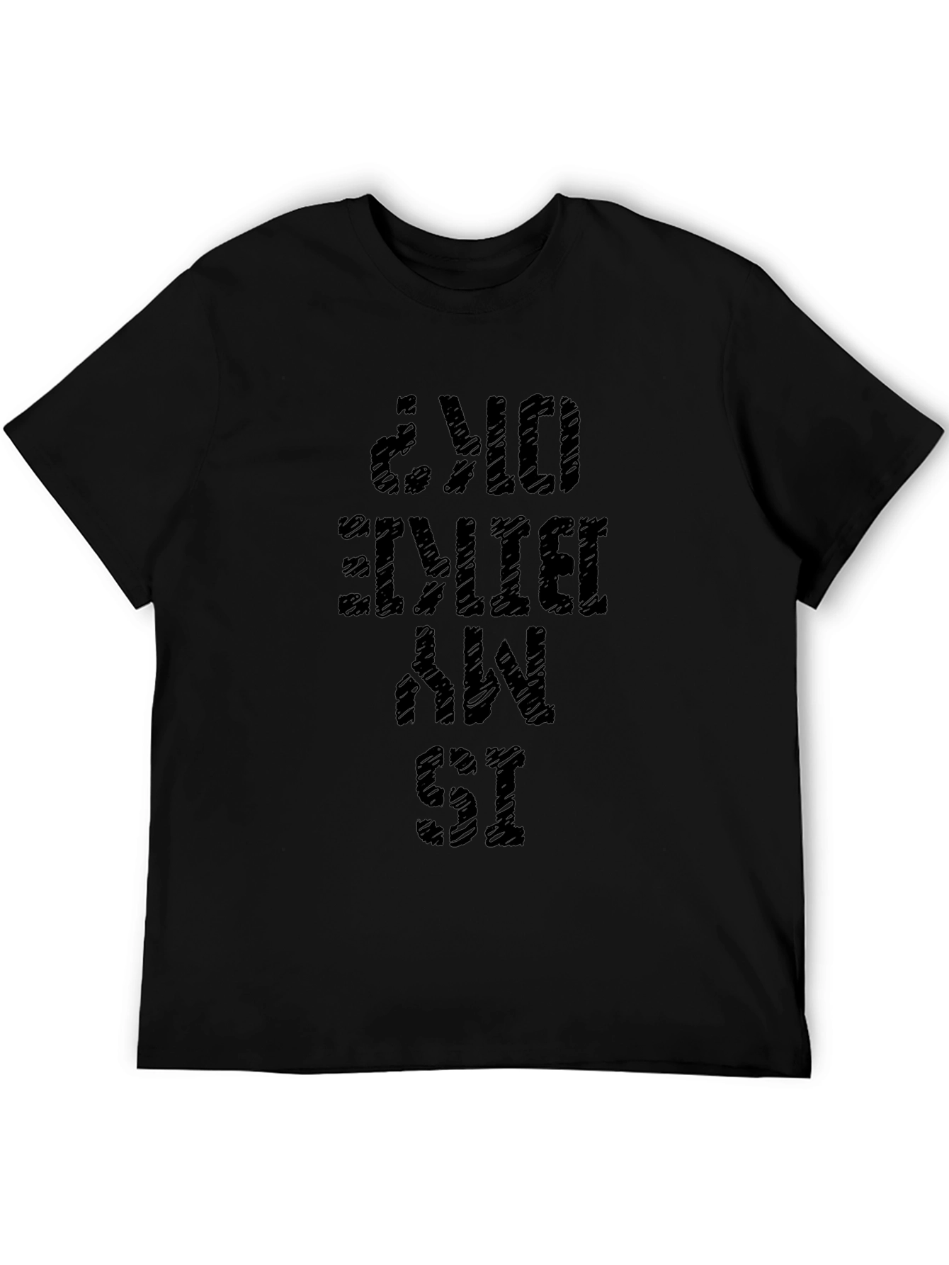 Is My Bike OK? Black Graphic T-Shirt