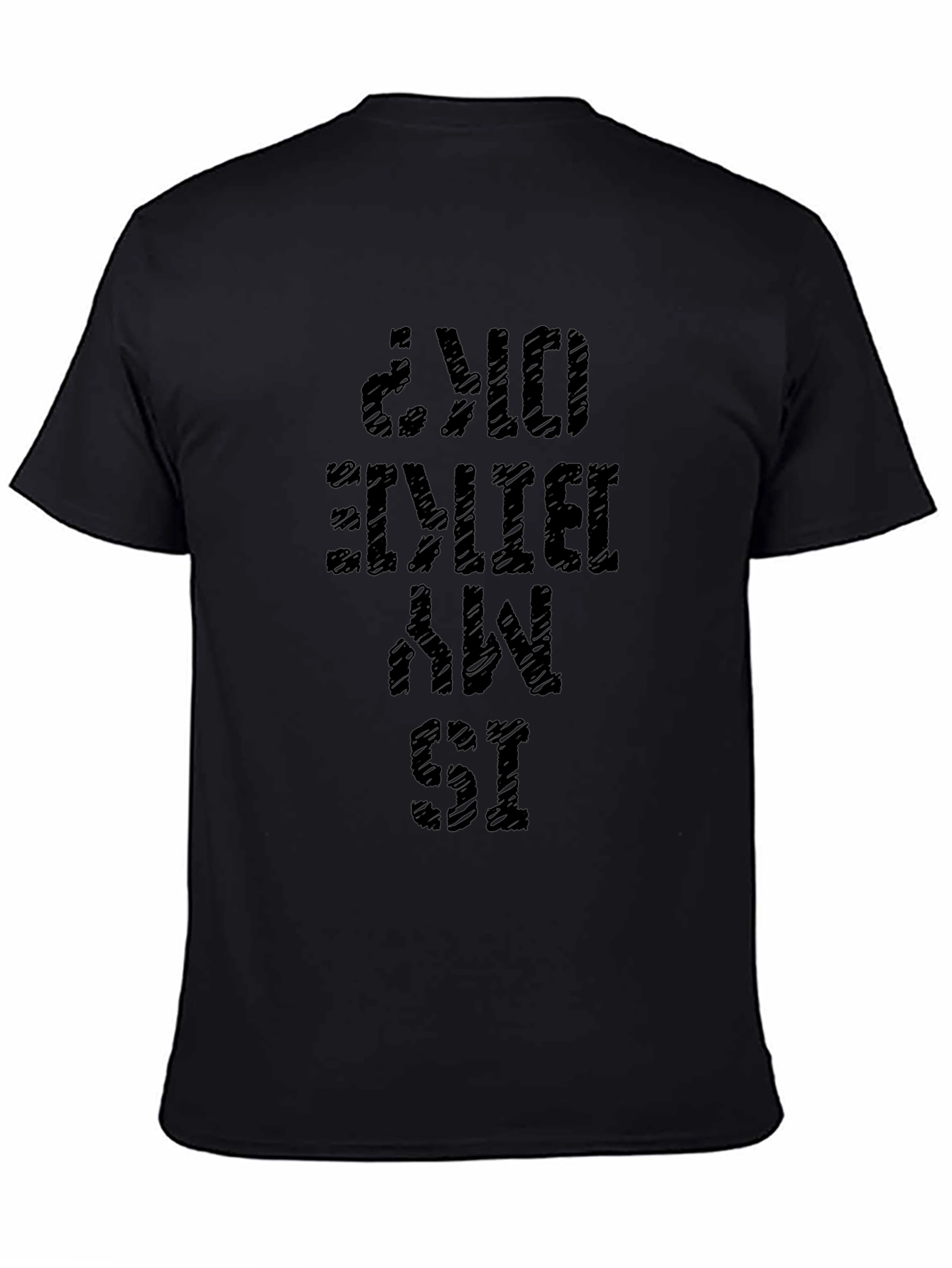 Is My Bike OK? Black Graphic T-Shirt