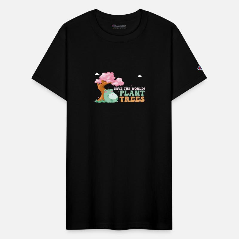 Save the World, Plant Trees - Cute Frog - Arbor