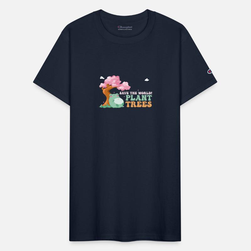 Save the World, Plant Trees - Cute Frog - Arbor