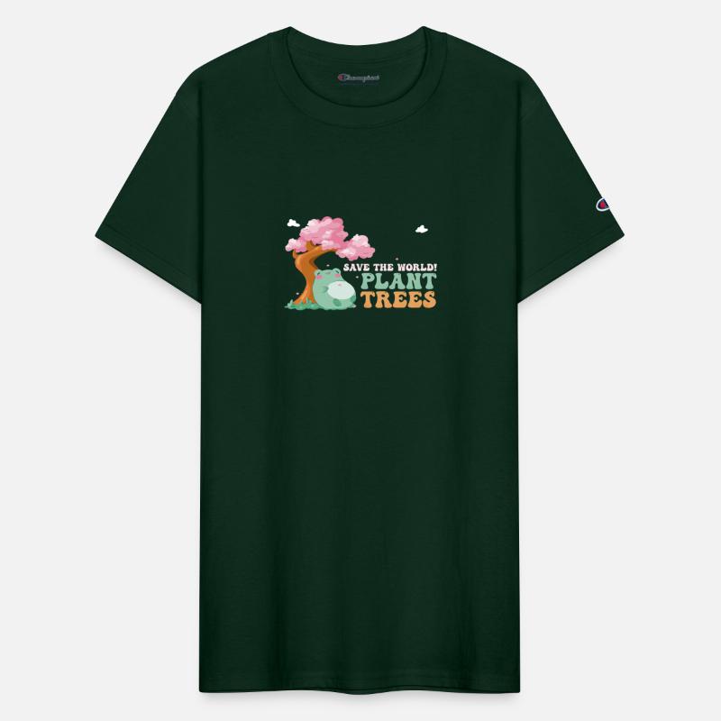 Save the World, Plant Trees - Cute Frog - Arbor