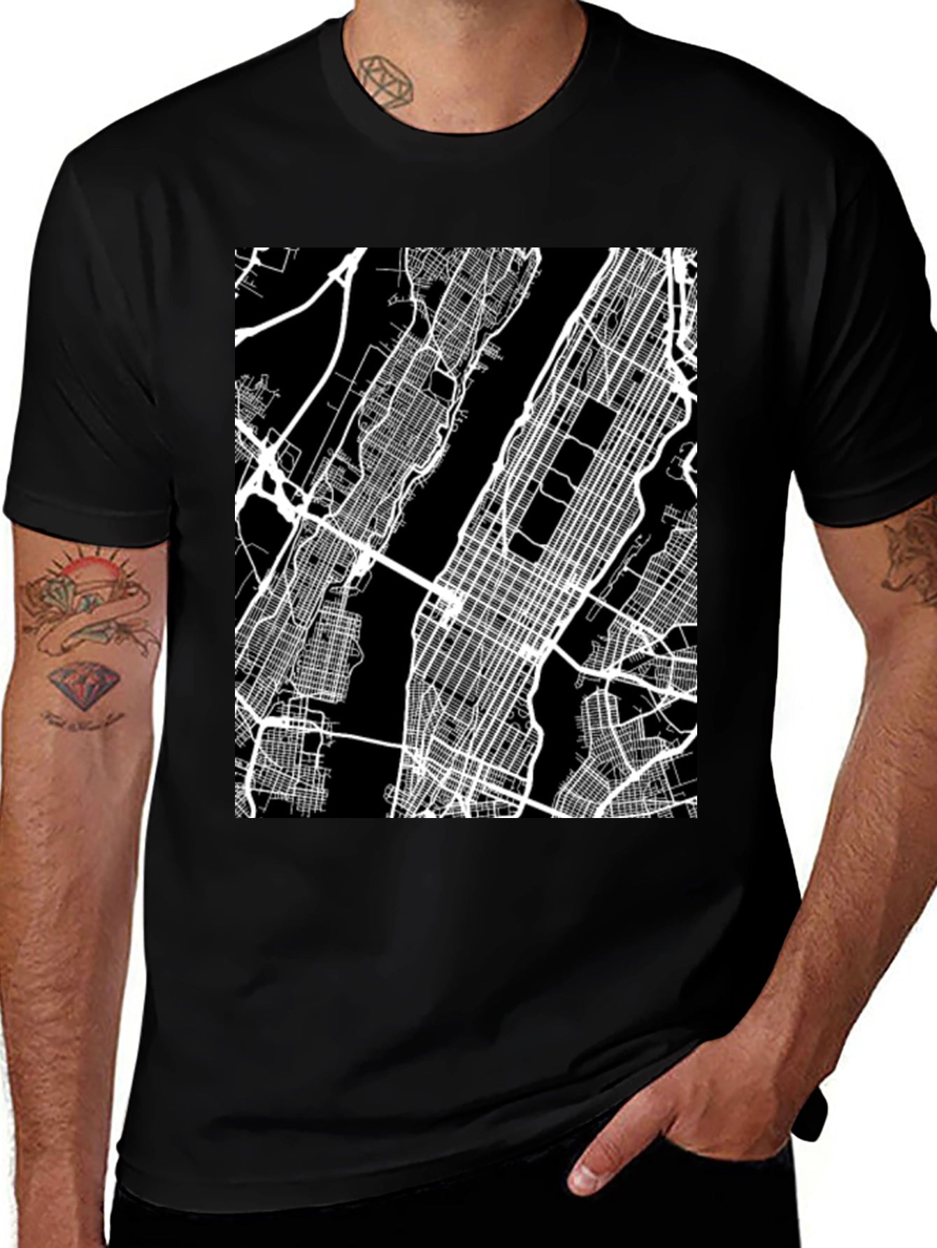 Urban Navigator Tee - Cityscape Design