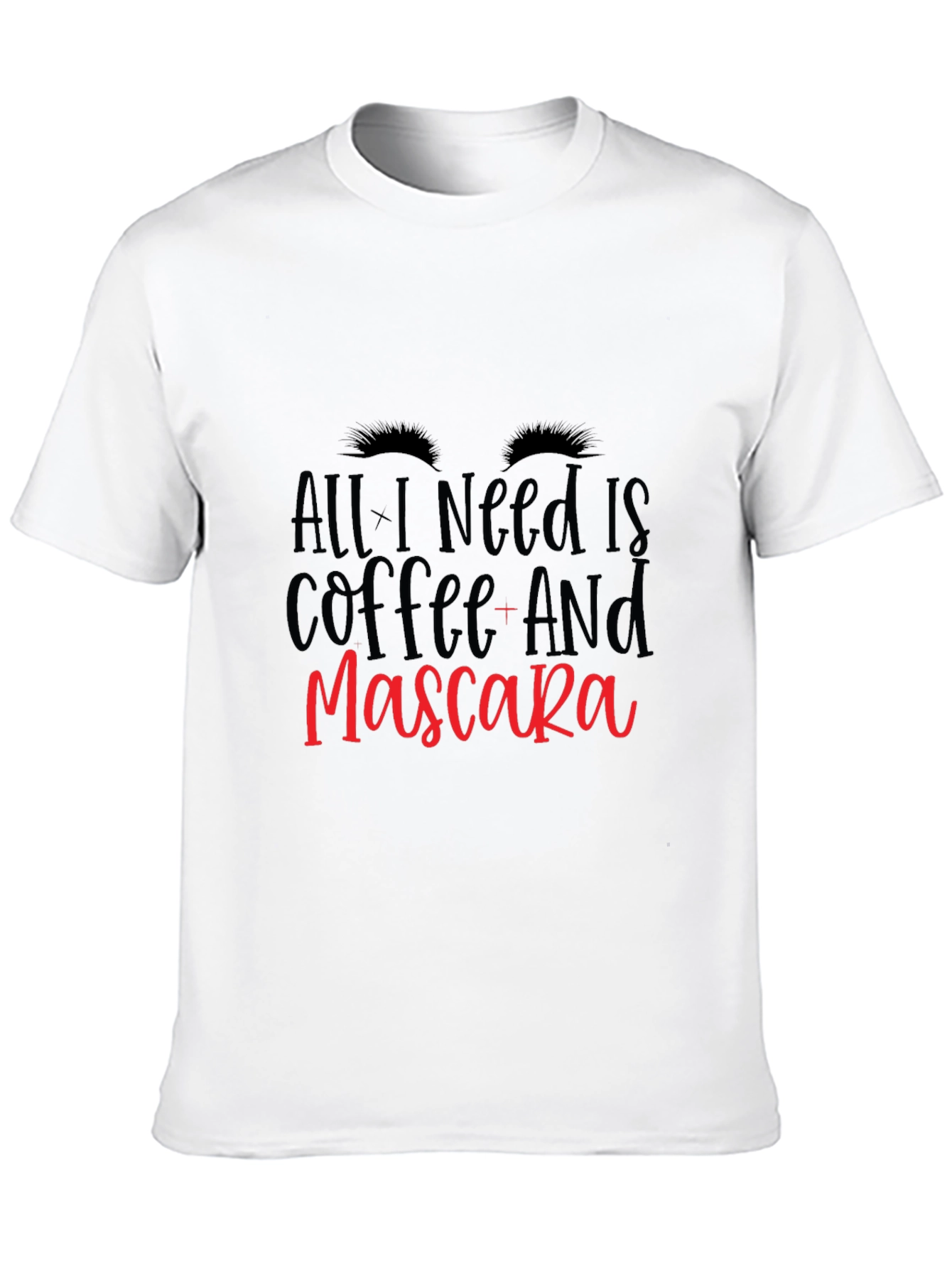 Coffee and Mascara Black T-Shirt